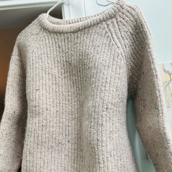 Aran Sweater Market Ireland Irish Pure Wool Chunky Knit Sweater Blush Pink - Picture 6 of 6